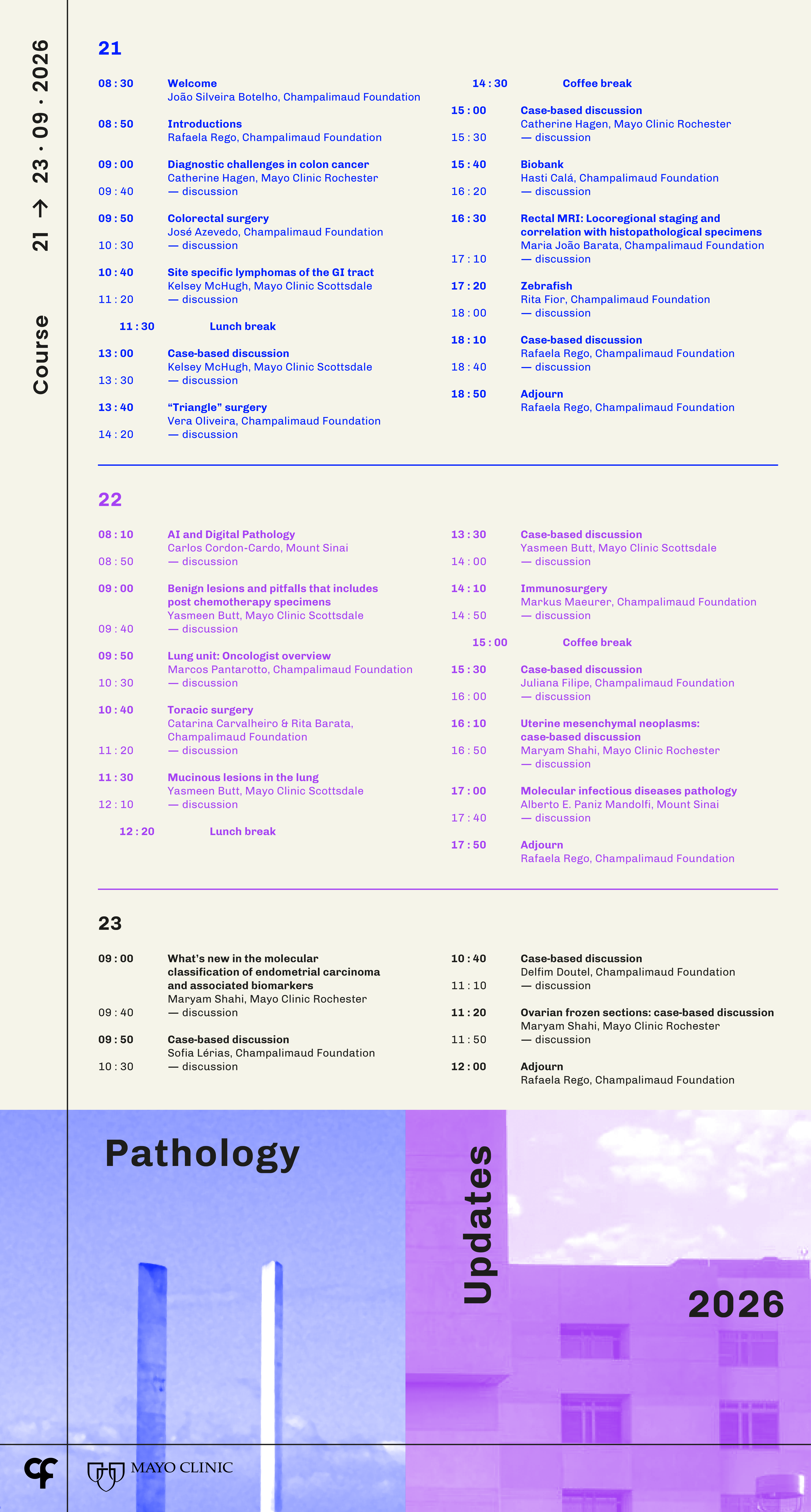 Pathology Updates 2026 Programme