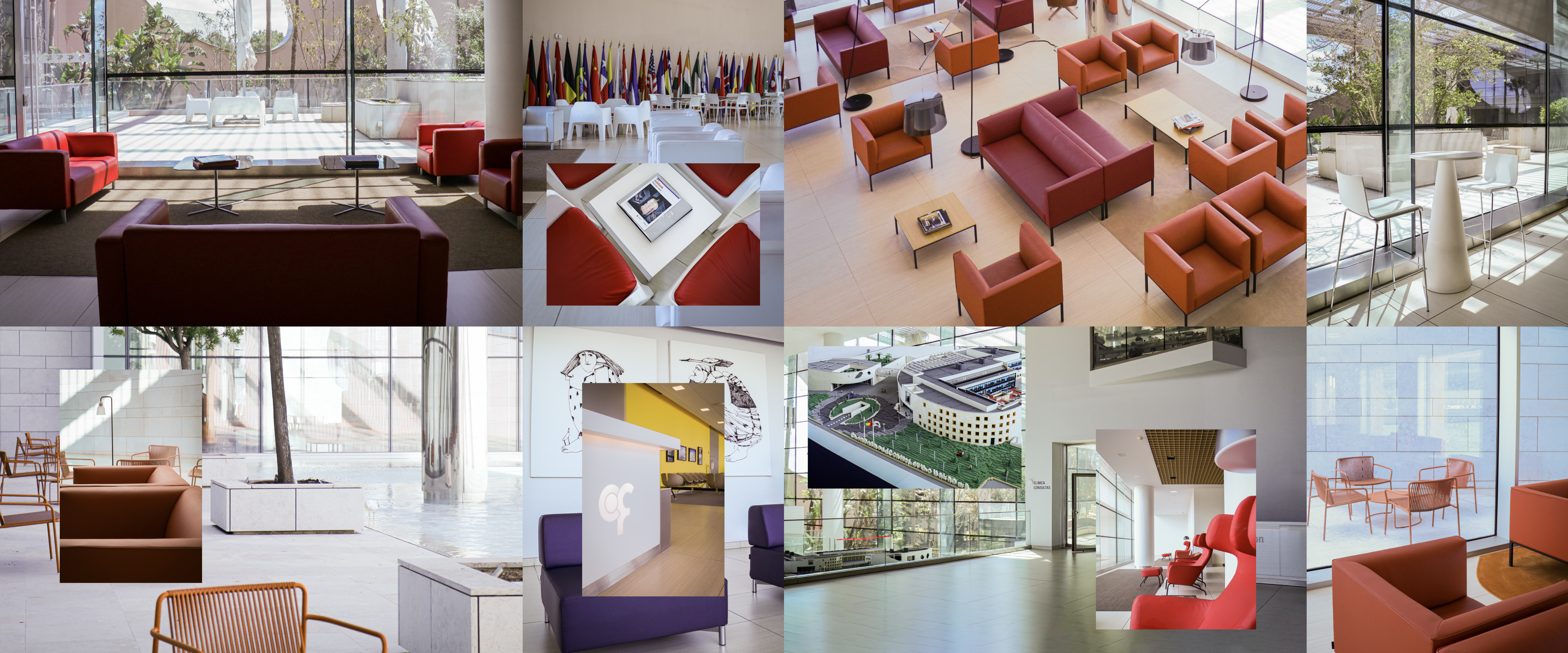 reception areas