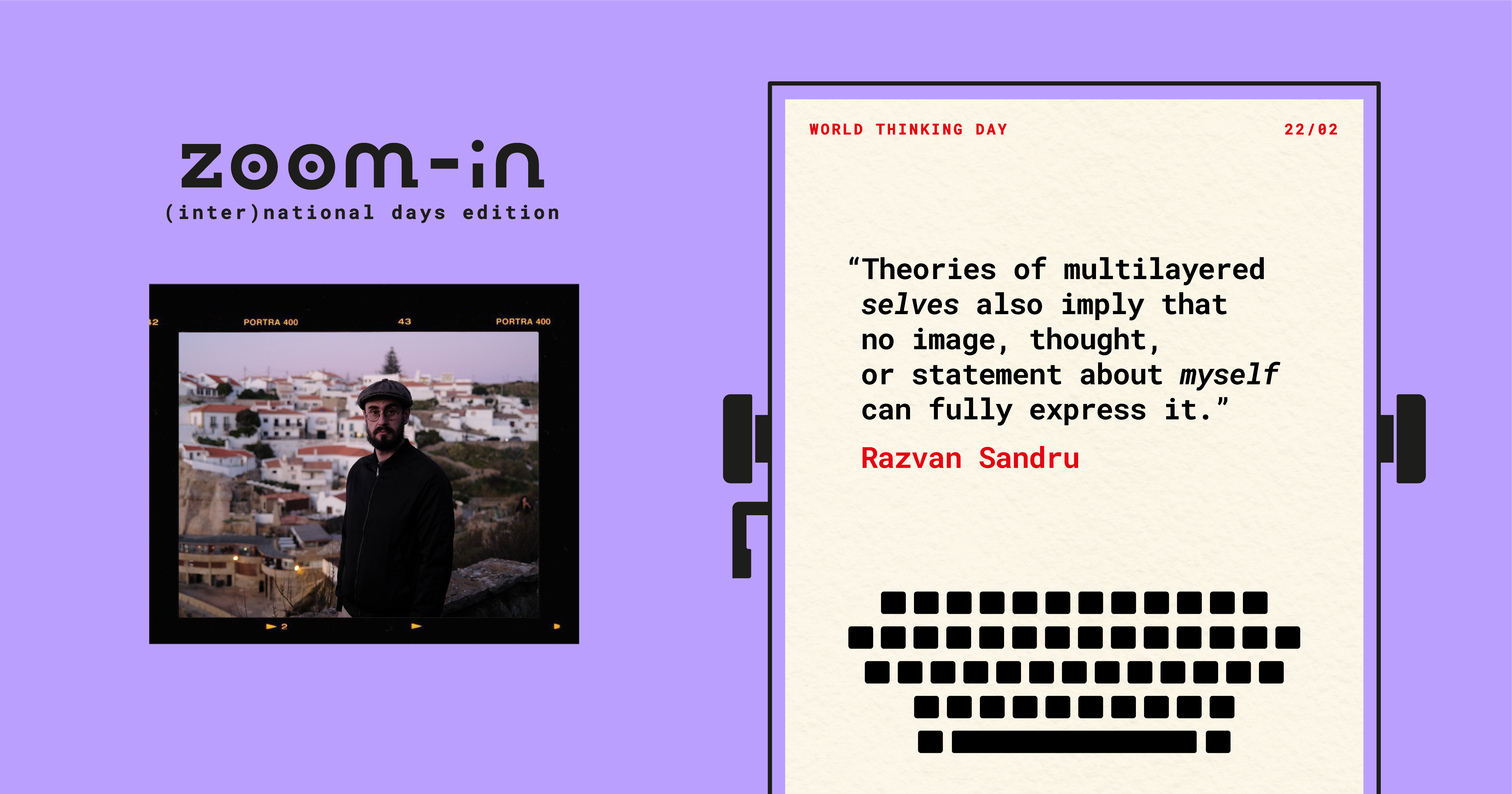 Razvan Sandru on World Thinking Day